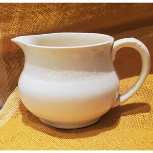 Vintage Sunshine J&G Meakin England Creamer Pitcher Off White